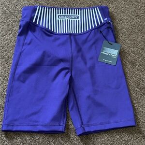 NWT savage fenty women’s size small purple bike shorts